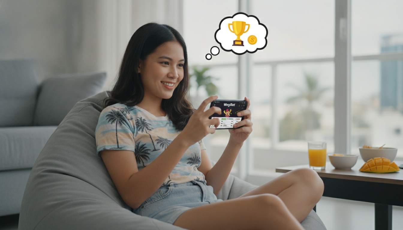 Mobile gaming experience on WagiBet app